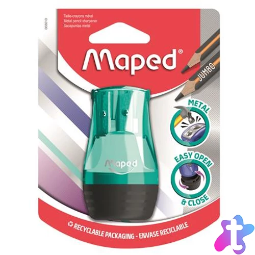 Hegyező, kétlyukú, tartályos, MAPED "Tonic", vegyes színek