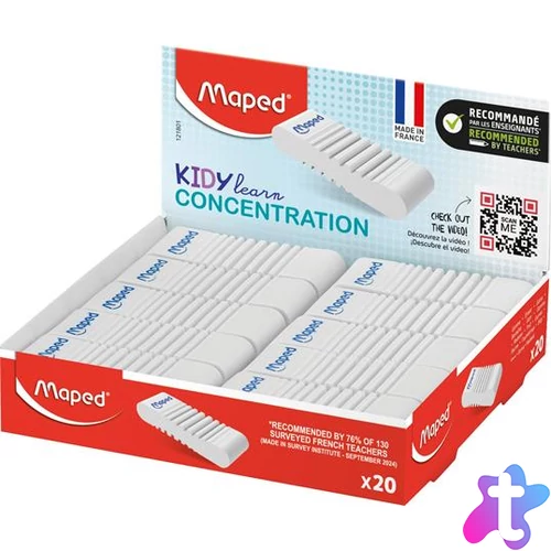 Radír display, MAPED "Kidy Learn Concentration"