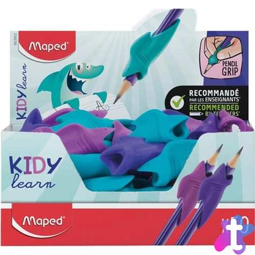 Ceruzafogó, display, MAPED "Kidy Learn", cápa, vegyes színek