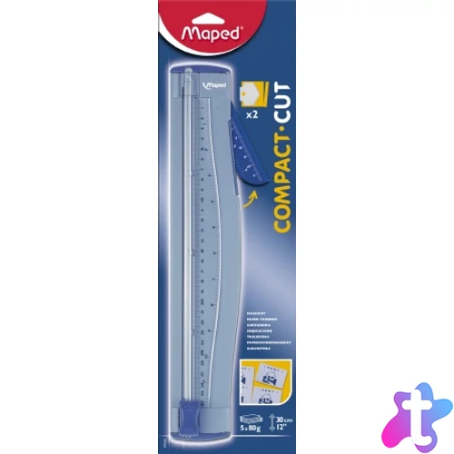 Vágógép, görgős, A4, 5 lap, Maped "Compact cut"