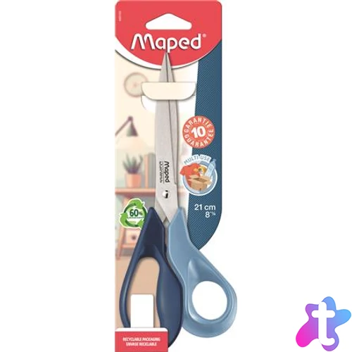 Olló, általános, 21 cm, MAPED „Multiuse Advanced Asym”, vegyes színek