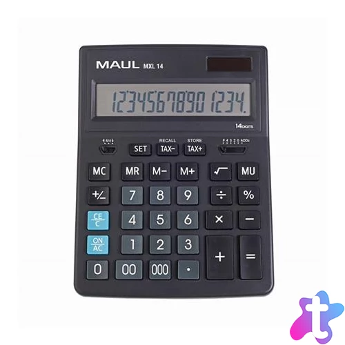Számológép, asztali, 14 számjegy, MAUL "MXL 14"