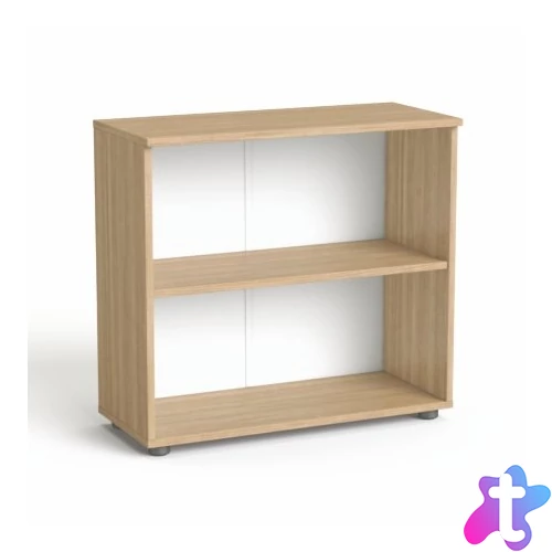 Szekrény, 2 rendező magas, nyitott, polcokkal, MAYAH "Freedom SV-11", kőris