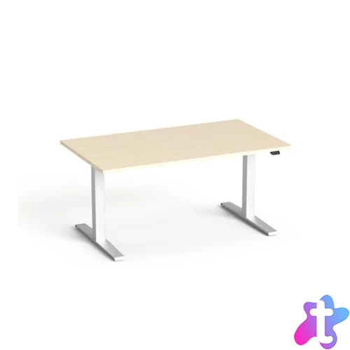 Állítható magasságú íróasztal, 140x80 cm, MAYAH "Freedom SV-302", juhar