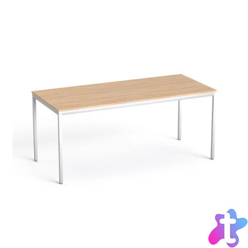 Általános asztal fémlábbal, 75x170 cm, MAYAH "Freedom SV-40",  tölgy