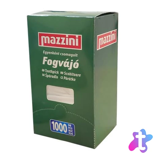 Fogvájó, egyesével csomagolt, 1000 db, MAZZINI