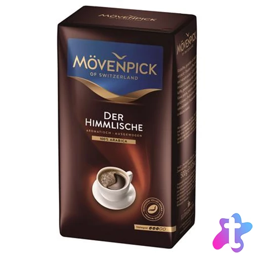 Kávé, pörkölt, őrölt, vákuumos csomagolásban, 500 g, MÖVENPICK "Himmlische"