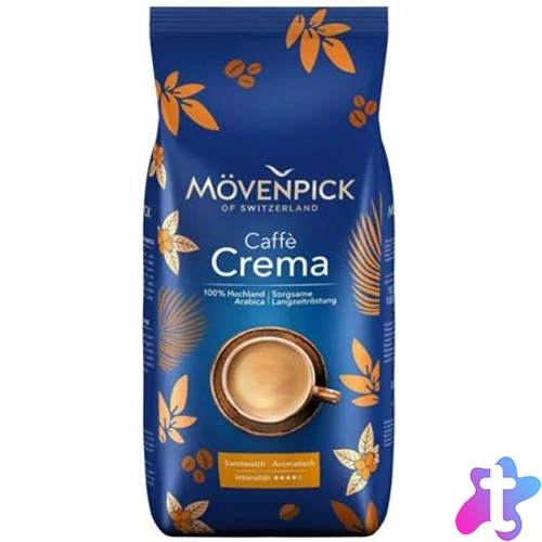 Kávé, pörkölt, szemes, 1000 g, MÖVENPICK "Caffé Crema"