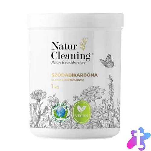 Szódabikarbóna, illat- és allergénmentes, 1 kg, NATURCLEANING