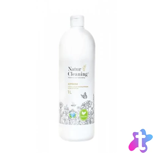 Mosogatószer koncentrátum, 1 l, NATURCLEANING, citrom