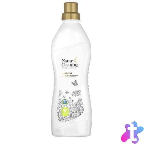 Öblítő koncentrátum,  illat- és allergénmentes, 1 l, NATURCLEANING "Sensitive"