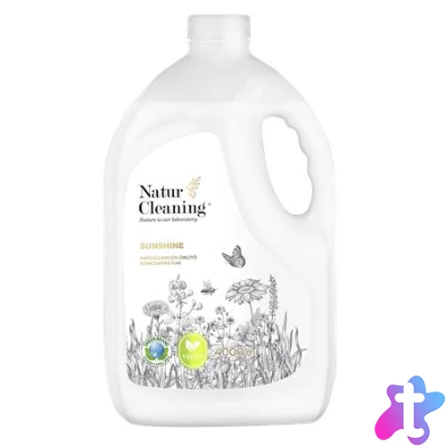 Öblítő koncentrátum, hipoallergén, 4 l, NATURCLEANING "Sunshine"
