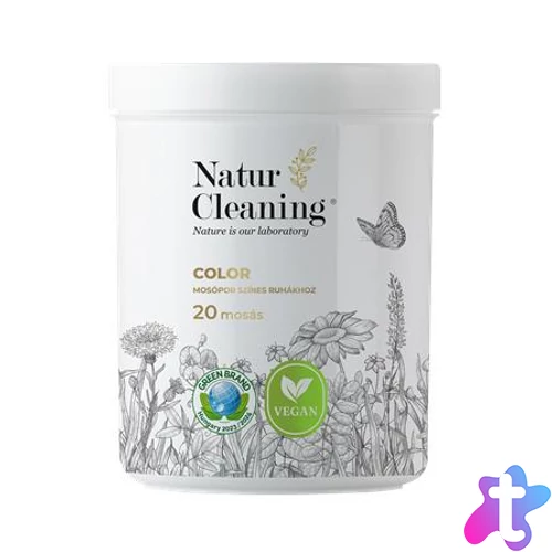 Mosópor, színes ruhákhoz, 1 kg, NATURCLEANING "Color"
