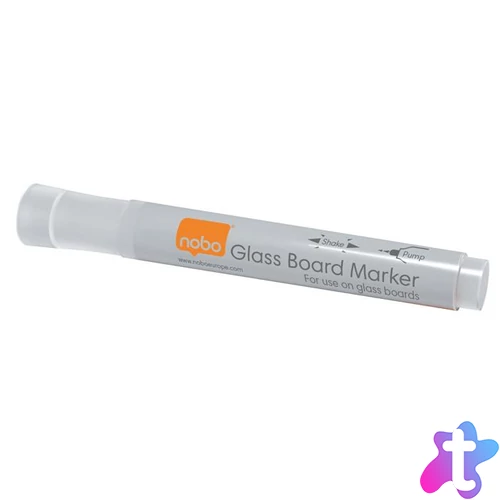 Üvegtábla marker, NOBO, fehér