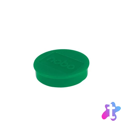 Mágneskorong, erős, 38 mm, 10 db, NOBO, zöld