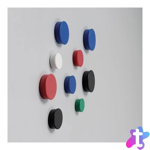 Mágneskorong, 20 mm, 10 db, NOBO, vegyes