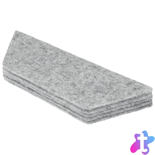 Utántöltő, mágneses táblatörlőhöz, 10 db/csomag, NOBO