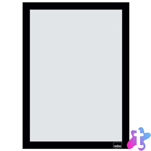 Posztertábla, fali, A4 méret, műanyag keret, 2 db, NOBO, fekete