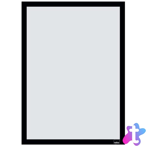 Posztertábla, fali, A3 méret, műanyag keret, 2 db, NOBO, fekete