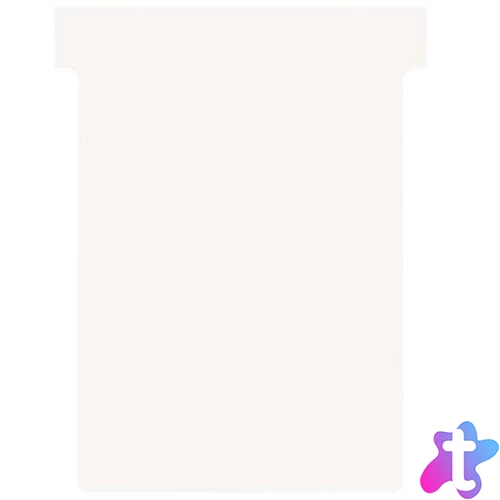 T-kártya tervezőtáblához, 3-as méret, NOBO, fehér