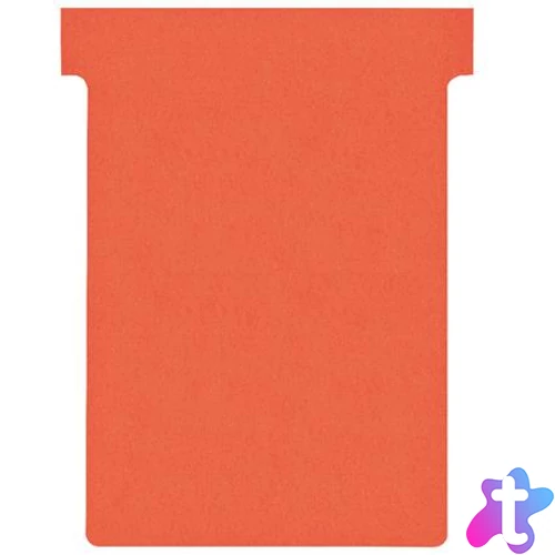 T-kártya tervezőtáblához, 3-as méret, NOBO, piros