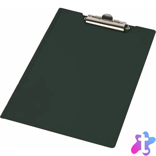 Felírótábla, fedeles, A4, sarokzsebbel, PANTA PLAST, fekete