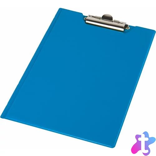 Felírótábla, fedeles, A4, sarokzsebbel, PANTA PLAST, kék