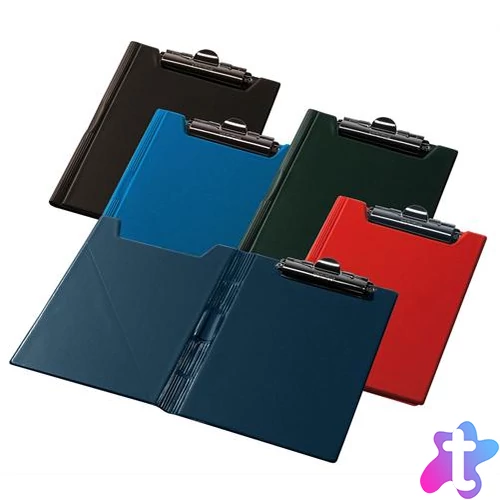 Felírótábla, fedeles, A4, sarokzsebbel, PANTA PLAST, piros