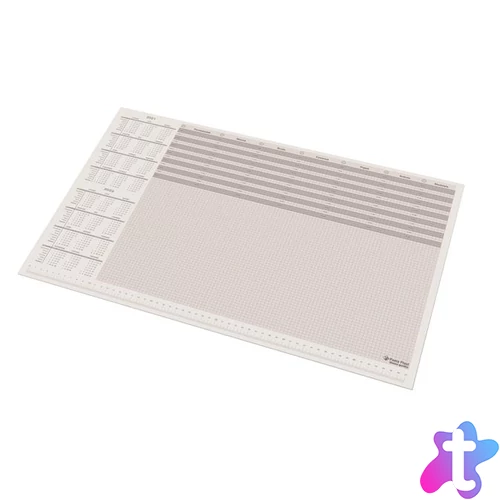 Könyökalátét, A2, heti tervezővel, PANTA PLAST