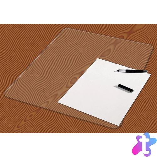 Könyökalátét, 648x509 mm, PANTA PLAST, víztiszta