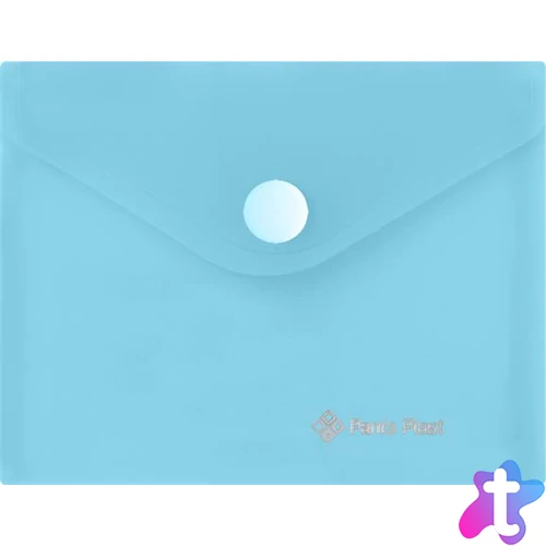 Irattartó tasak, A7, PP, patentos, 160 mikron, PANTA PLAST, pasztellkék