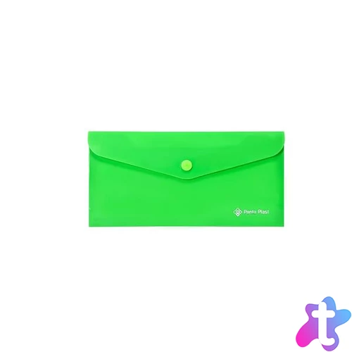 Irattartó tasak, DL, PP, patentos, PANTA PLAST, neon zöld