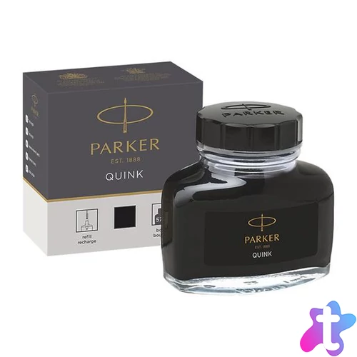 Üveges tinta, PARKER, "Quink", fekete