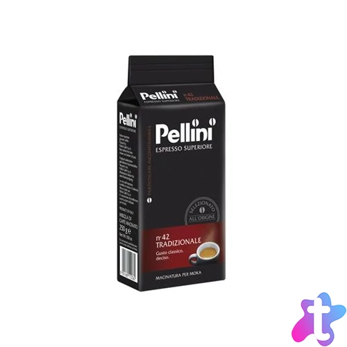 Kávé, pörkölt, őrölt, 250 g,  PELLINI, "Tradicionale"