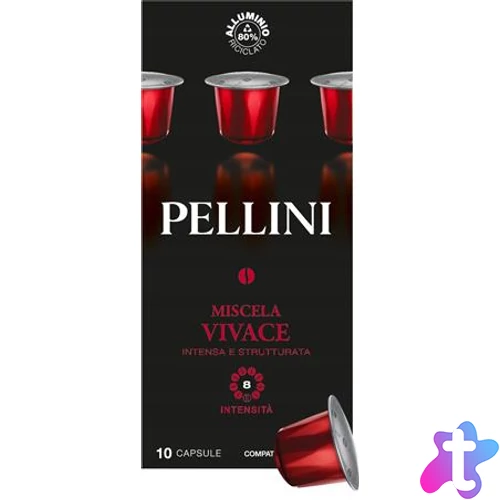 Kávékapszula, Nespresso® kompatibilis, 10 db, PELLINI, "Vivace"
