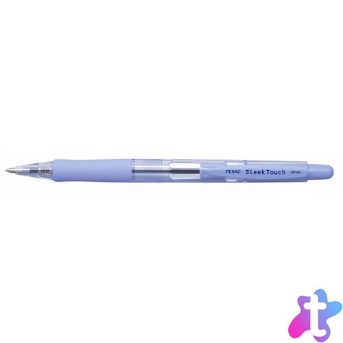 Golyóstoll, 0,7 mm, nyomógombos, PENAC "SleekTouch", kék