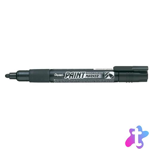 Lakkmarker, 2 mm, kúpos, PENTEL "MMP20", fekete