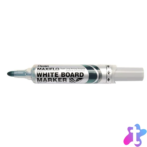 Táblamarker, 2,5 mm, kúpos, PENTEL "Maxiflo MWL5M", zöld