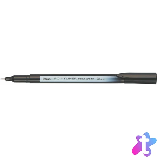Tűfilc, 0,4 mm, PENTEL "Pointliner", fekete