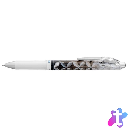 Zseléstoll, 0,25 mm, nyomógombos, PENTEL "EnerGel BLN75 Kiriko, Shippou", kék