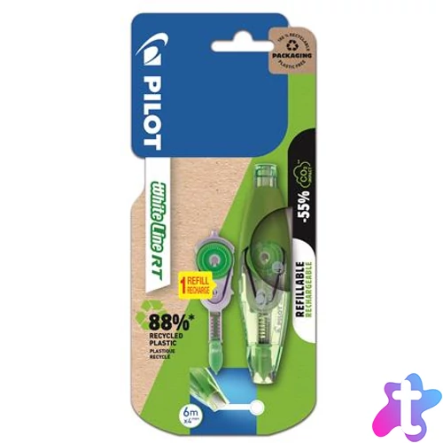 Hibajavító roller, 4 mm x 6 m, PILOT "Whiteline RT" + betét