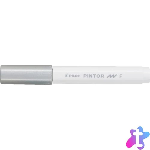 Dekormarker, 1 mm, PILOT "Pintor F", ezüst