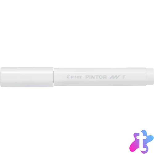 Dekormarker, 1 mm, PILOT "Pintor F", fehér