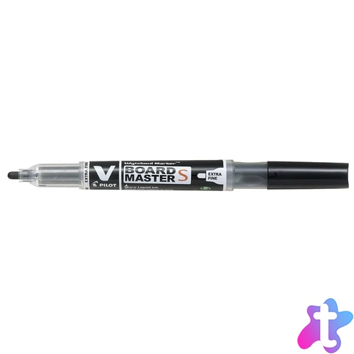 Táblamarker, 1,3 mm, EF, kúpos, PILOT "V-Board Master S", fekete