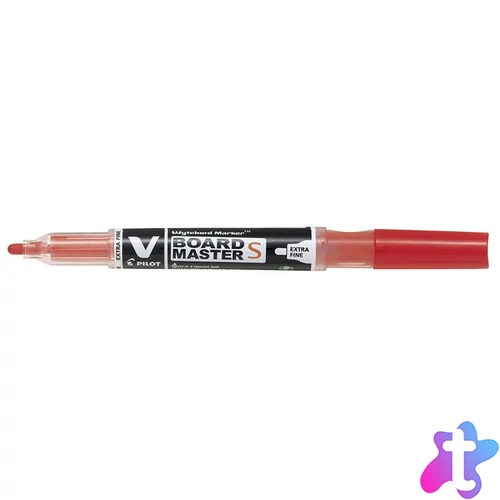 Táblamarker, 1,3 mm, EF, kúpos, PILOT "V-Board Master S", piros
