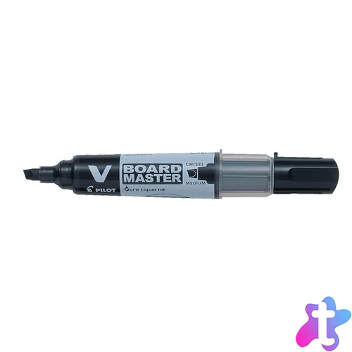 Táblamarker, 2,2-5,2 mm, vágott, PILOT "V-Board Master", fekete