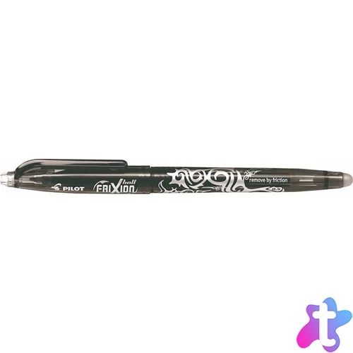 Rollertoll, 0,25 mm, törölhető, kupakos, PILOT "Frixion Ball", fekete