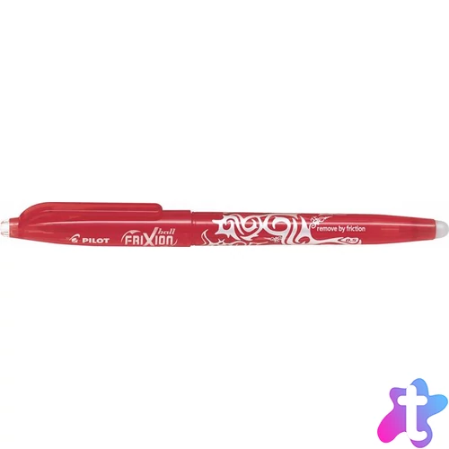 Rollertoll, 0,25 mm, törölhető, kupakos, PILOT "Frixion Ball", piros