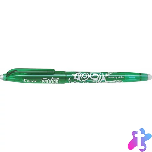 Rollertoll, 0,25 mm, törölhető, kupakos, PILOT "Frixion Ball", zöld