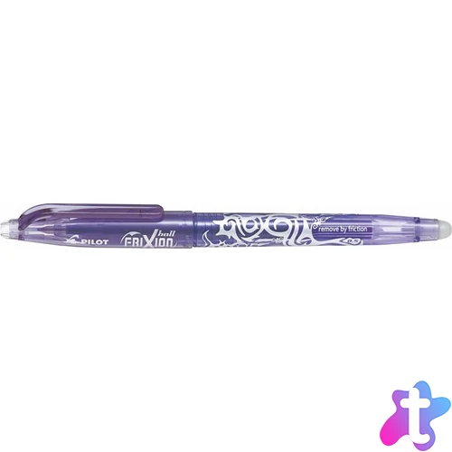 Rollertoll, 0,25 mm, törölhető, kupakos, PILOT "Frixion Ball", lila
